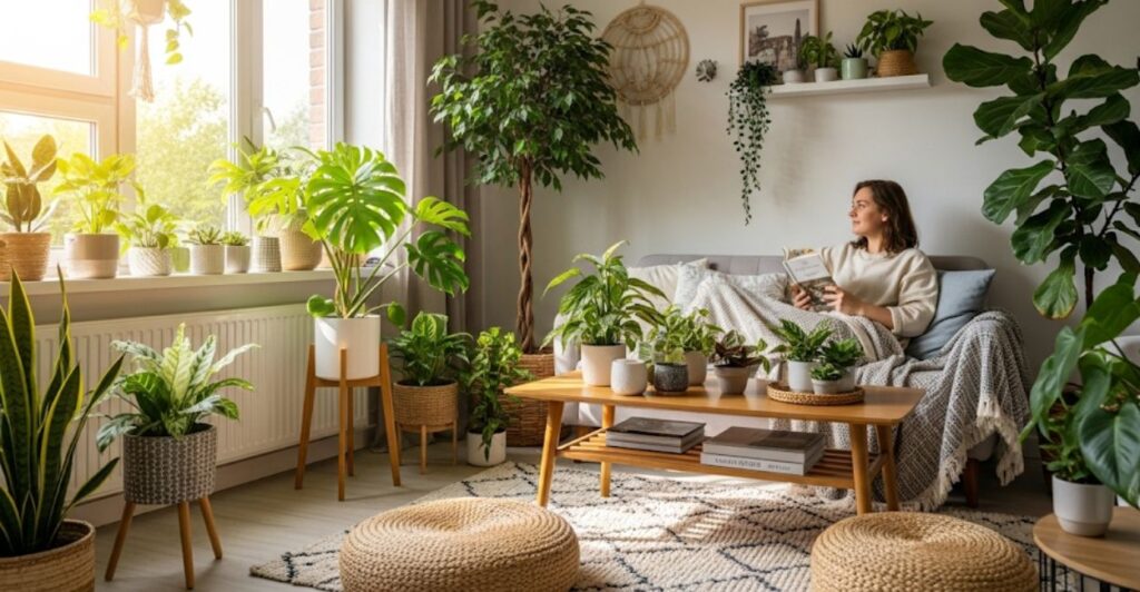 como plantas na decoração aumentam seu bem-estar