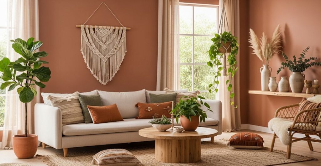 a cor que está dominando salas de estar