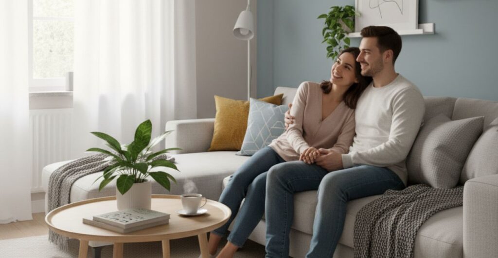 transformação de sala pequena em apartamento