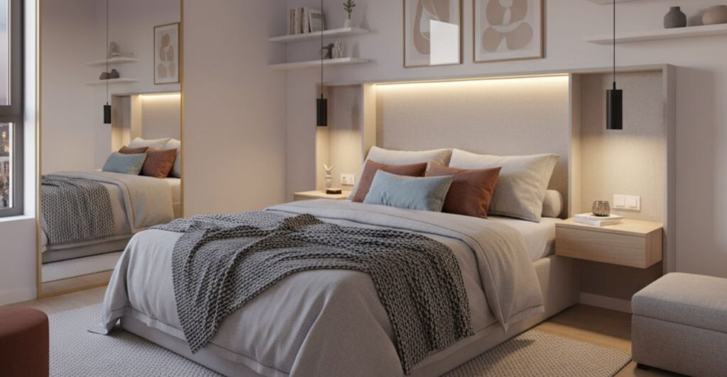 quarto pequeno de casal